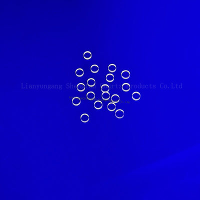 Lastre di vetro al quarzo fuso trasparente ai raggi ultravioletti di piccole dimensioni tagliate al laser per finestre di camere