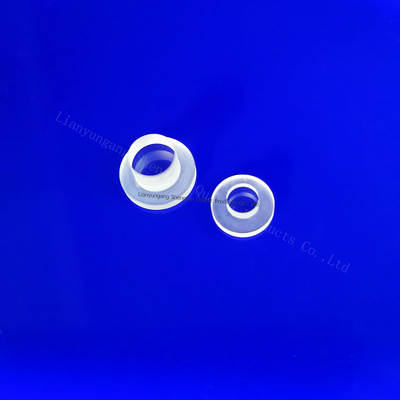 Disco di quarzo fuso personalizzato Piastra di vetro di quarzo 92% Trasmissione luminosa 2,2 g/cm3 Densità