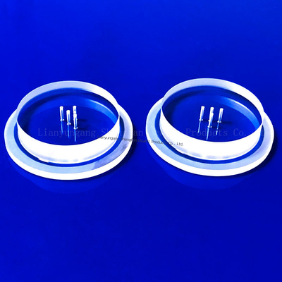Piastre a passo di quarzo JGS2 ad alta precisione ad alta purezza per finestre UV personalizzate CNC