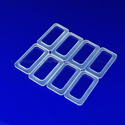 Piastre a passo di quarzo JGS2 ad alta precisione ad alta purezza per finestre UV personalizzate CNC