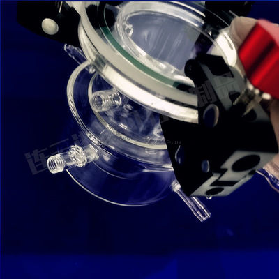 Reattore di vetro di quarzo fotoindotto ad alta trasparenza da 50 a 1000 ml personalizzato con temperatura di lavoro di 1100 °C