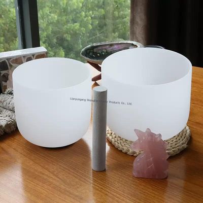 Versatile Crystal Singing Bowl Set for Meditation Healing Sound Therapy and Spiritual Healing Sessions in Wellness Centers
