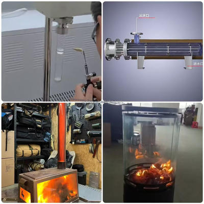 Alta purezza resistente alle alte temperature a 1100°C forno CVD tubo di vetro di quarzo fuso