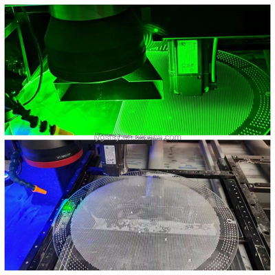 Custom High Temperature Resistant Fused Silica  Square Quartz Glass Sheet Round Quartz Disc