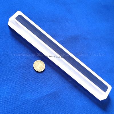 Parti in quarzo smerigliato trasparente personalizzati di alta precisione CNC