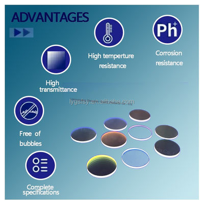 Lastra rivestita in quarzo fuso personalizzata, resistente alle alte temperature e ad alta trasparenza