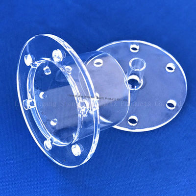 Tubo di vetro di quarzo sigillato personalizzato con spessore di 1-100 mm e punto di fusione di 1732 ° C