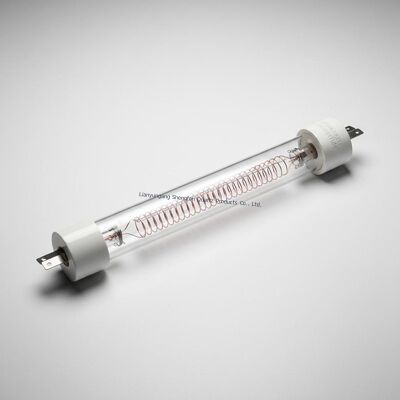 Tubo di vetro al quarzo trasparente ad alta trasmittanza con buon isolamento elettrico e resistenza alla corrosione