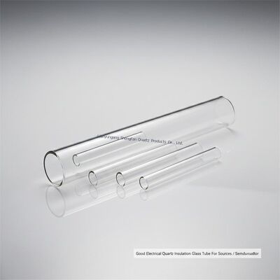 Buon tubo di vetro isolante al quarzo elettrico per sorgenti / semiconduttore