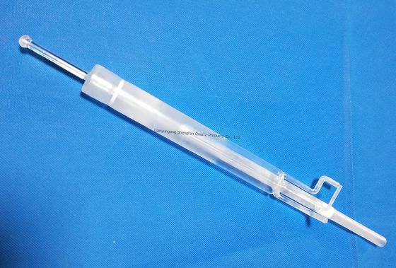 Tubo di quarzo capillare di silice fusa con temperatura di lavoro di 1100°C, purezza SiO2 al 99,99% e alta trasmissione luminosa