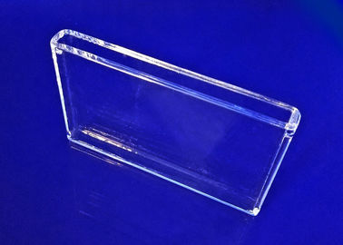 Urna di vetro trasparente del quarzo, anti corrosione dell'hardware tecnico dei prodotti di vetro
