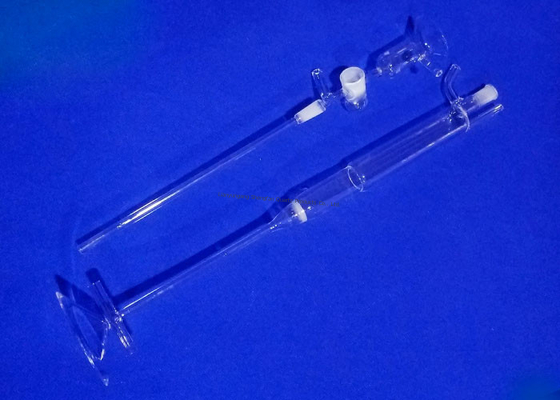 Resistenza ad alta temperatura fusa 2.2g/Cm3 della provetta di vetro del quarzo del silicio