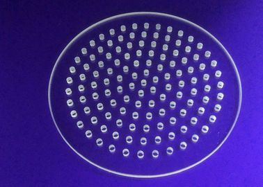 Taglio trasparente di piastre di vetro al quarzo ad alta trasmissibilità per l' estinzione laser con luce UV