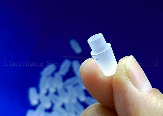 Tubo di vetro di quarzo resistente alle alte temperature da 3 mm OD certificato ISO9001 con elevata trasmissione luminosa