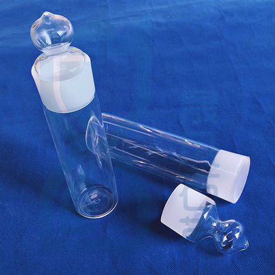 Trasparente Laboratorio Reagente Bottiglia Condensatore Reattore Raffreddamento Ad Acqua Vetro Al Quarzo