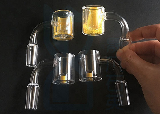 il Banger unito del quarzo di 14mm con Terp imperla il cappuccio del carburatore per la limanda Rig Glass Smoking Pipe