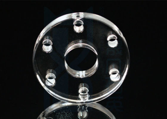 Flangia della metropolitana del quarzo di ISO9001 1100℃ Sio2