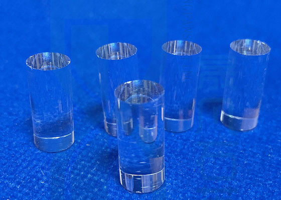 Guida della luce ottica di alta precisione con asta di quarzo in vetro fuso trasparente personalizzata