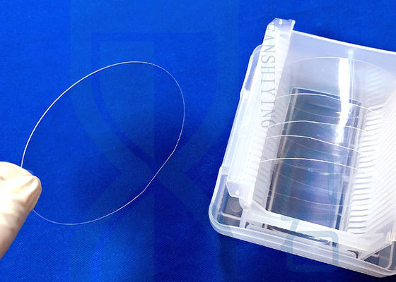 Le chiare piastre di vetro del quarzo di alta qualità hanno lucidato il piatto del quarzo fuso di alta qualità dello strato di vetro di silice fusa