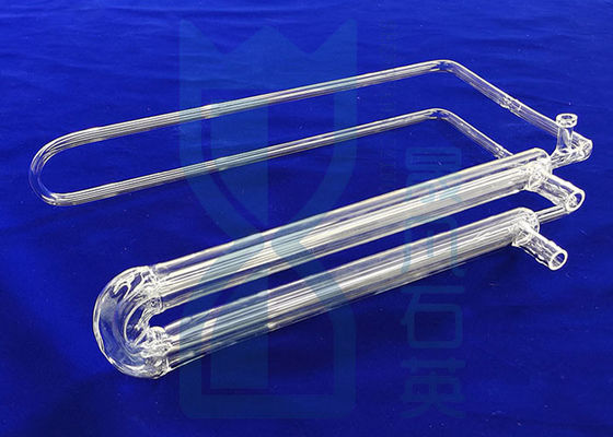 Vetreria per laboratorio passabile uv catalitica di scienza della metropolitana di reazione di vetro di quarzo del distributore commerciale del gas della foto dell'unità di distillazione