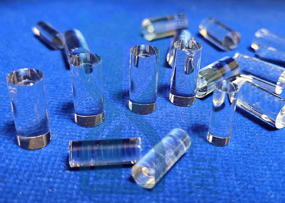 Guida della luce ottica di alta precisione con asta di quarzo in vetro fuso trasparente personalizzata