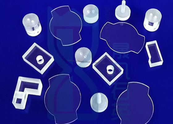 Produttore Piastra di vetro di quarzo fuso ottico su misura ad alta trasmissione