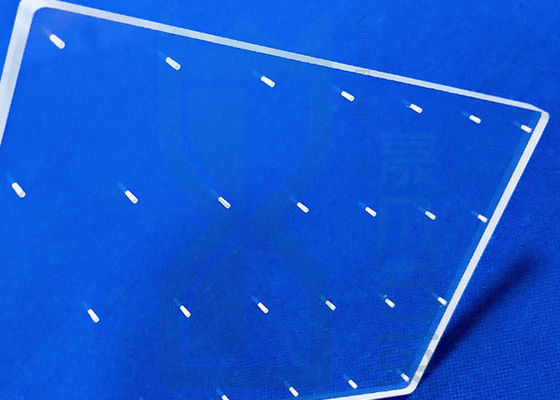 Lastra di vetro del quarzo di Morse 6,5 di perforazione del laser chiara