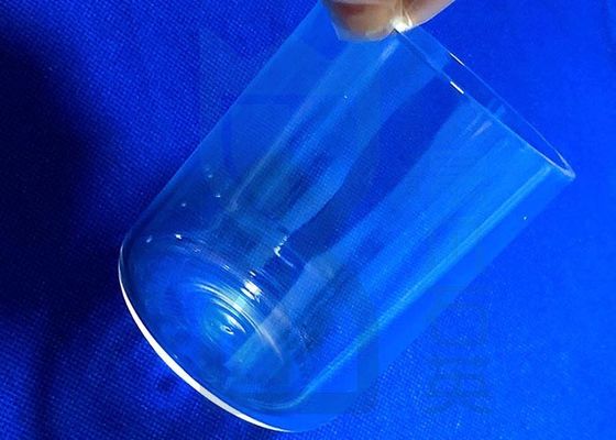 99,99% crogiolo trasparente del quarzo fuso del laboratorio Sio2