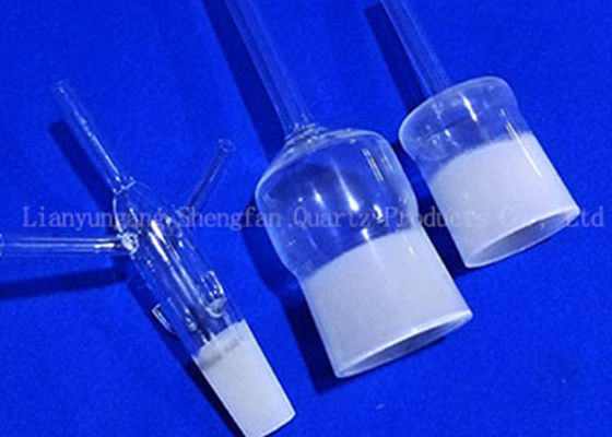 U trasparente Bent Silica Quartz Glass Tube per la prova d'acciaio di temperatura dell'acqua