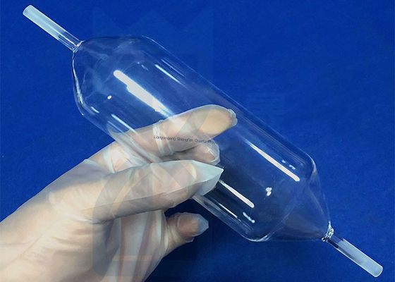 Tubo di vetro al quarzo trasparente termicamente stabile senza bolle d'aria e ad alta trasmissione luminosa