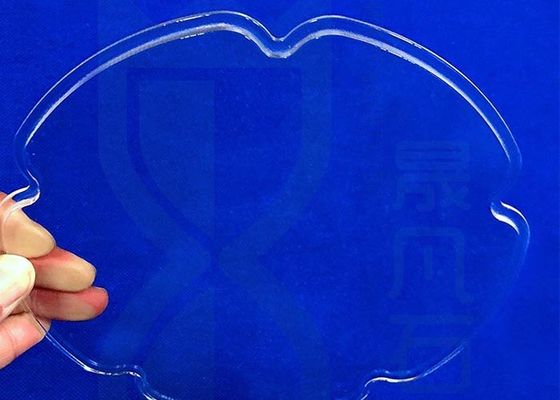 Piatto uv trasparente del quarzo fuso 99,5% di Morse 6,5