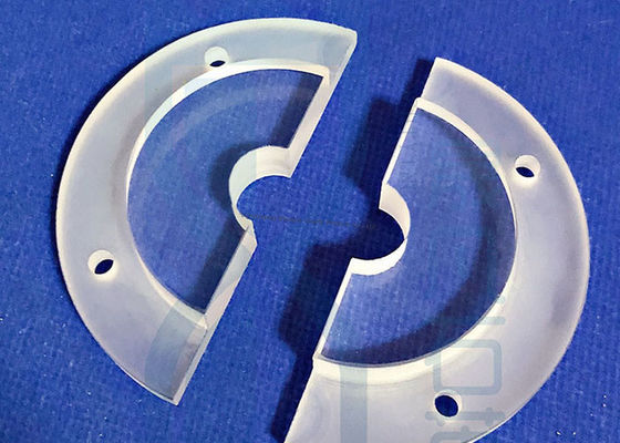 Alta precisione JGS1 JGS2 JGS3 Quartz Glass Plate Glass Quartz Sheet Process CNC Cut to Size Fused Silica Quartz Glass Disc