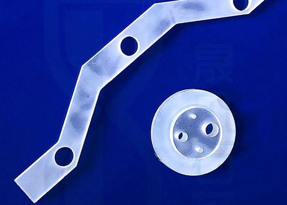 Il CNC ha lavorato il piatto a macchina di superficie glassato del quarzo fuso