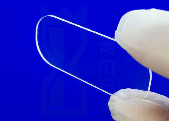 La lastra di vetro di sterilizzazione ultravioletta del quarzo della lampada ha personalizzato ottico ultrasottile