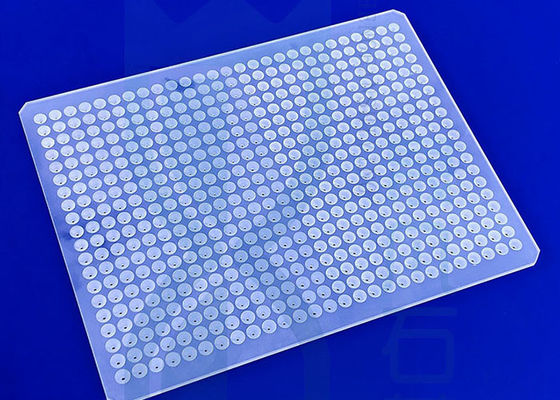Foro elaborato profondo di Frosty Quartz Glass Plate With per disegno