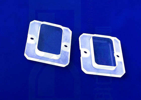 99,99 vetro di silice fusa UV della purezza il chiaro riveste con il foro