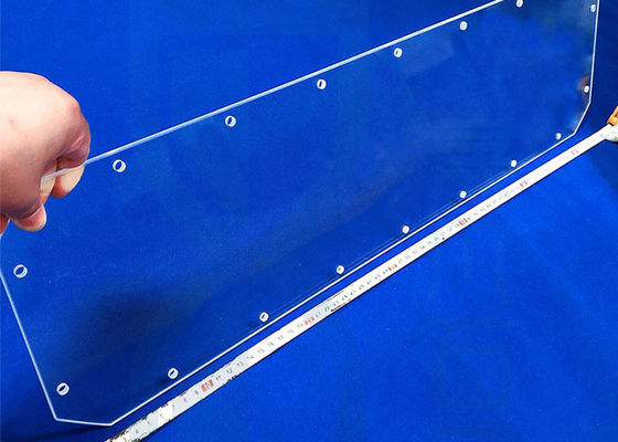 Grande uv trasparente lucidato ha fuso 20/40 di lastra di vetro del quarzo