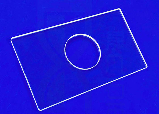Lastra di vetro UV-C uv del quarzo di resistenza dell'alcali per la finestra principale di protezione del prodotto