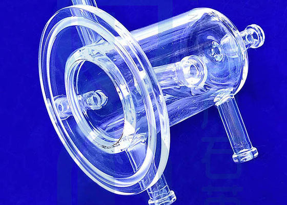 Quarzo su misura Labware di vetro 2.2g/Cm3 di Morse 6,5 per industria chimica
