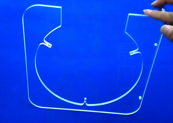 Quarzo su misura Tray For Photovoltaic Semiconductor della radura dell'OEM
