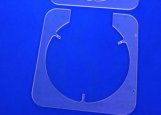 Quarzo su misura Tray For Photovoltaic Semiconductor della radura dell'OEM