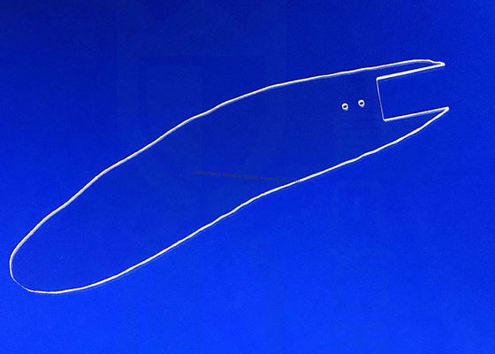 Lastra di vetro al quarzo ad alta temperatura personalizzata per macchina di polimerizzazione con tolleranza di ±0,02 mm e temperatura di esercizio di 1150°C