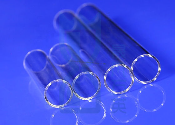 Tubi di quarzo a semiconduttore di diametro personalizzato con buon isolamento elettrico, resistenza alla corrosione e elevata trasmissione della luce