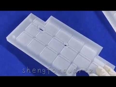 Lavorazione di precisione del vetro al quarzo Sio2 con piastra CNC su misura