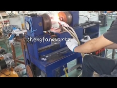 Elevata purezza Ulteriore lavorazione Tubo in quarzo fuso trasparente con fessure