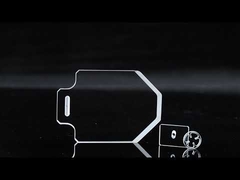 Lastra di vetro al quarzo rettangolare lucidata resistente alle alte temperature