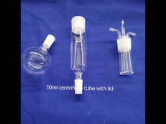 Bollitore 10 del reattore del fuoco del quarzo del laboratorio di scienza - metropolitana di vetro della centrifuga dell'olio 100ml