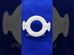 Strumento di quarzo ghiacciato opaco ad alta temperatura e resistente alla corrosione su misura