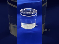 Alta trasmissione luminosa su misura, alta purezza, canna di quarzo a fessure trasparente