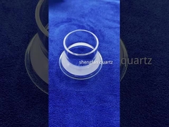 Fabbrica laboratorio personalizzato alta temperatura resistente sfera di quarzo testa ciotola